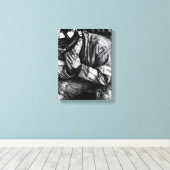 Courage stretched canvas