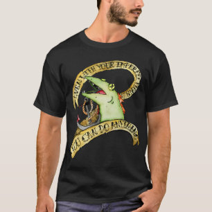 Courage The Cowardly Dog Inspiratiebadkuipvis T-shirt
