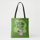 Courage the Cowardly Dog | Now What Do I Do? Tote Bag (Voorkant)
