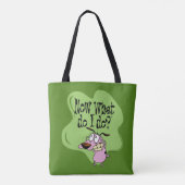 Courage the Cowardly Dog | Now What Do I Do? Tote Bag (Achterkant)