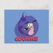 Courage the Cowardly Dog | Shadow Graphic Briefkaart (Voorkant)