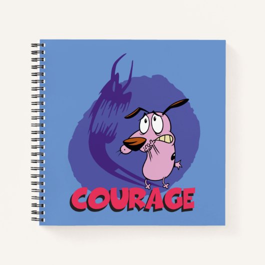 Courage the Cowardly Dog | Shadow Graphic Notitieboek (Voorkant)