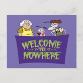 Courage the Cowardly Dog | Welcome To Nowhere Briefkaart (Voorkant)