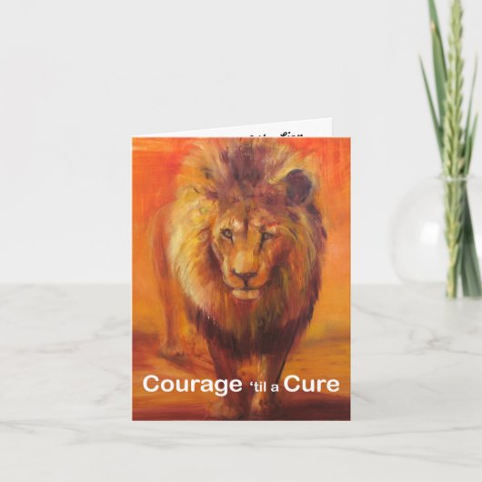 Courage 'til a Cure Note Kaart (Voorkant)
