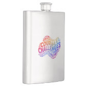 Courage verovert uitdagingen. flacon (Rechts)