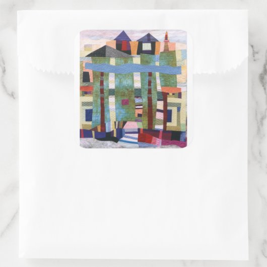 COURAGE VIERKANTE STICKER (Tas)