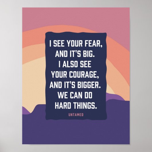 Courage WCDHT 11 x 14-inch Art Print (Voorkant)