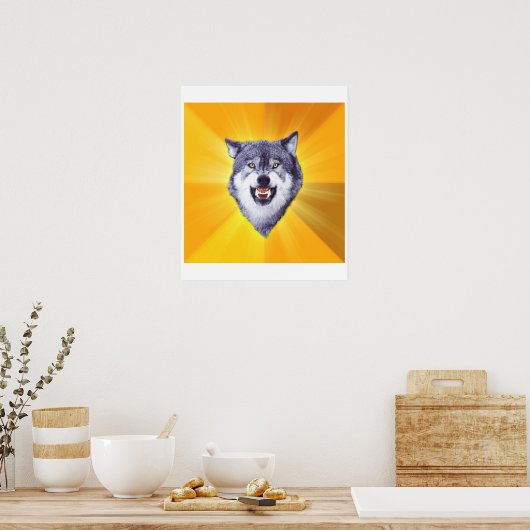 Courage Wolf Poster (Keuken)