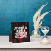 Courage - Workout Motivatie Fotoplaat (Insitu)