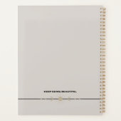 Courageous & Inspired Rainbow Leopard Planner (Achterkant)