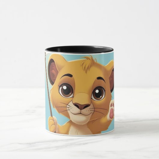 Courageous Little Dog with a Bandage Mok (Midden)