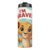 Courageous Little Dog with a Bandage Thermosbeker (Voorkant)