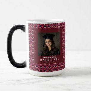 Courageus Zigzag Patroon Son Afstudeercadeau Magische Mok
