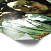 Courbet de Desperate Druk van het Man Foto Afdruk (Hoek)