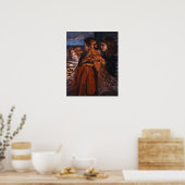 Courbet - Drie jonge Engelse vrouwen Poster (Keuken)