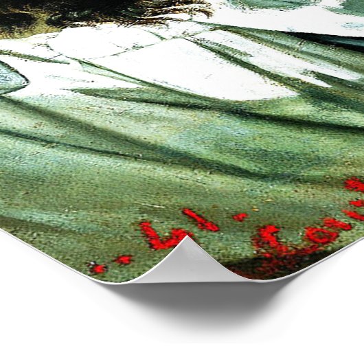 Courbet het Desperate Poster van het Man (Hoek)