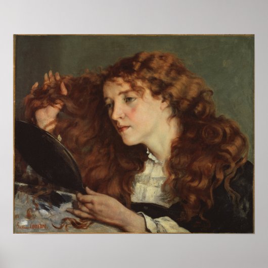Courbet - Jo Het Mooi Ierse Meisje Poster (Voorkant)