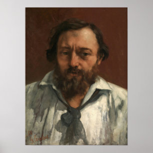 Courbet - Portret van Pierre Dupont 1868 Poster