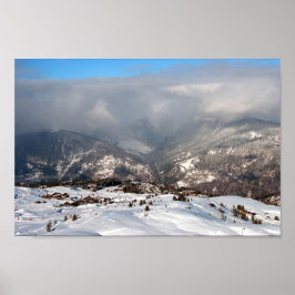 Courchevel 1850 3 Valleys Franse Alpen Frankrijk Poster