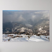 Courchevel 1850 3 Valleys Franse Alpen Frankrijk Poster (Voorkant)