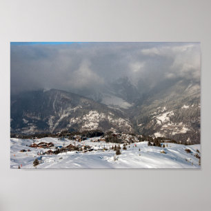 Courchevel 1850 3 Valleys Franse Alpen Frankrijk Poster