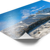 Courchevel 3 Valleys Franse Alpen Frankrijk Foto Afdruk (Hoek)