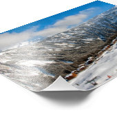 Courchevel 3 Valleys Franse Alpen Frankrijk Foto Afdruk (Hoek)