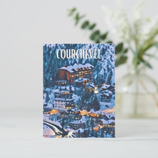 Courchevel Briefkaart (Staand voorkant)