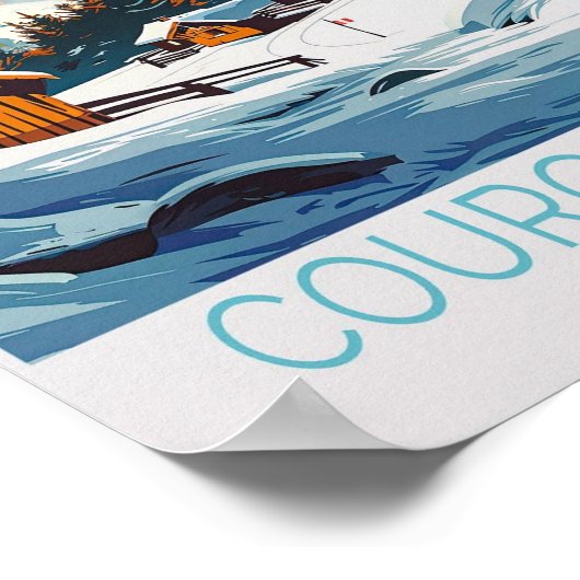 Courchevel France Poster (Hoek)