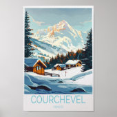 Courchevel France Poster (Voorkant)
