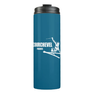 Courchevel France Skier Thermosbeker