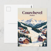 Courchevel Frankrijk Briefkaart (Voorkant / Achterkant)