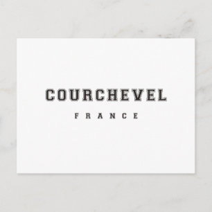 Courchevel Frankrijk Briefkaart