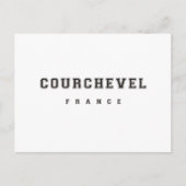 Courchevel Frankrijk Briefkaart (Voorkant)