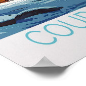 Courchevel Frankrijk Poster (Hoek)