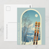 Courchevel Frankrijk ski vakantie Briefkaart (Voorkant / Achterkant)
