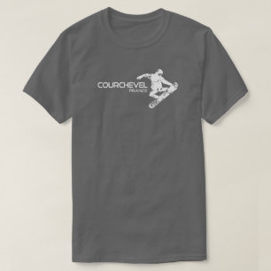 Courchevel Frankrijk Snowboarder T-shirt