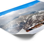 Courchevel Moriond 1650 3 Valleys Franse Alpen Foto Afdruk (Hoek)