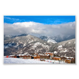 Courchevel Moriond 1650 3 Valleys Franse Alpen Foto Afdruk