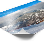 Courchevel Moriond 1650 3 Valleys Franse Alpen Foto Afdruk (Hoek)