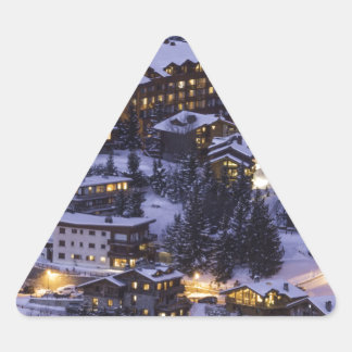 Courchevel Mountain Snow Sticker