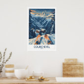 Courchevel Poster Frankrijk 1 (Keuken)