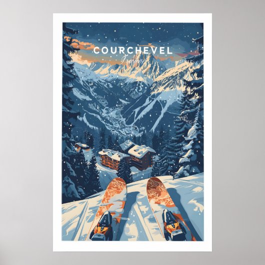 Courchevel Print France 1 (Voorkant)