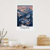 Courchevel Ski Print - Frankrijk 1 (Keuken)