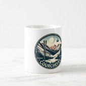 Courchevel skigebied in de Franse Alpen geschenken Koffiemok (Center)