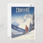 Courchevel - Valle de la tarentaise Briefkaart (Voorkant / Achterkant)