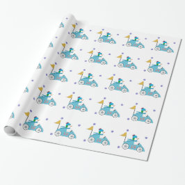 Coureur Sneeuwman Cadeaupapier