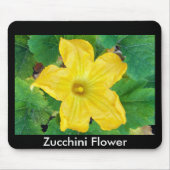 courgette bloem mousepad muismat (Voorkant)