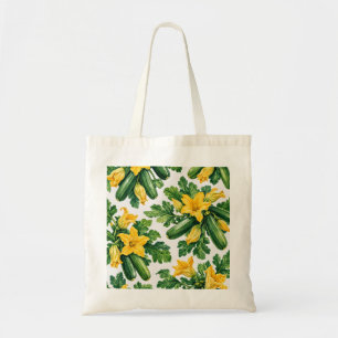 Courgette Bloemen Botanisch Aquarel Tote Bag