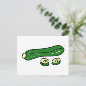 courgette briefkaart (Staand voorkant)